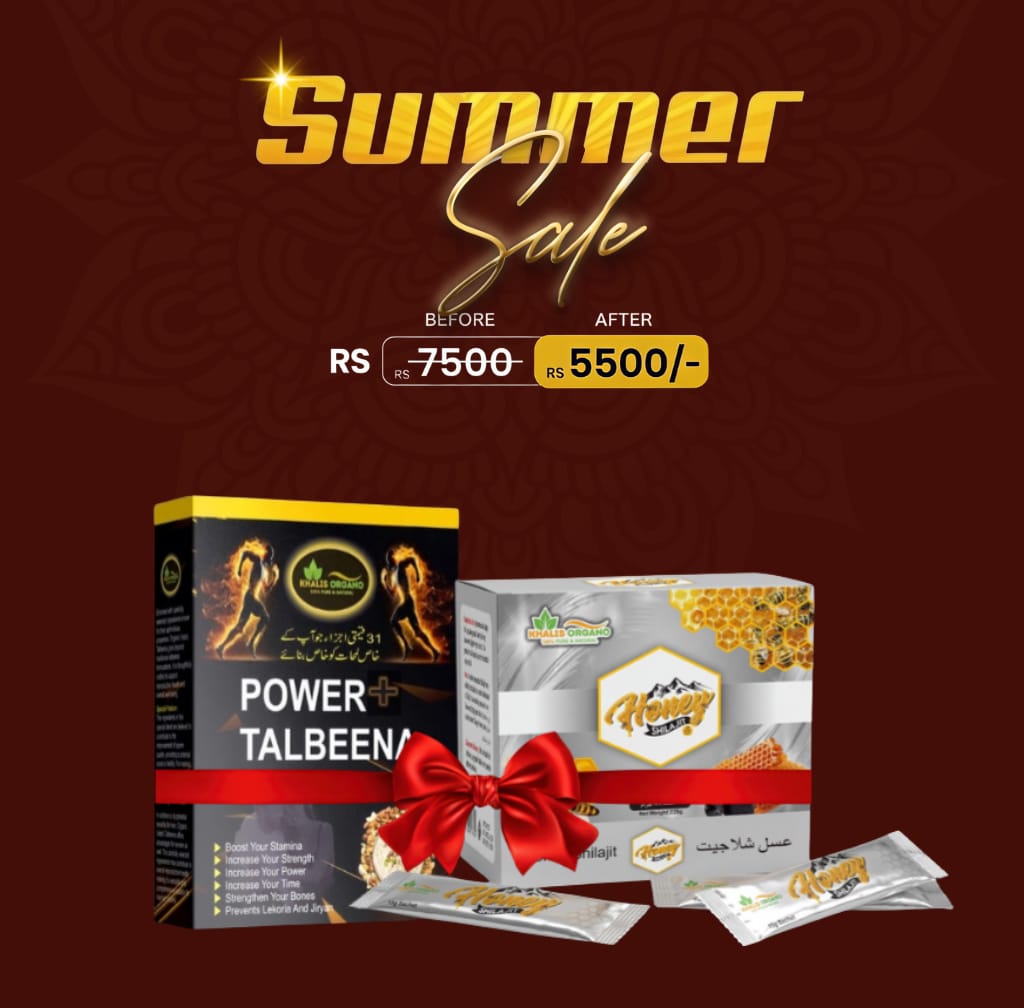 Power+ Talbeena & Honey Shilajit Combo Deal - Khalis Organo