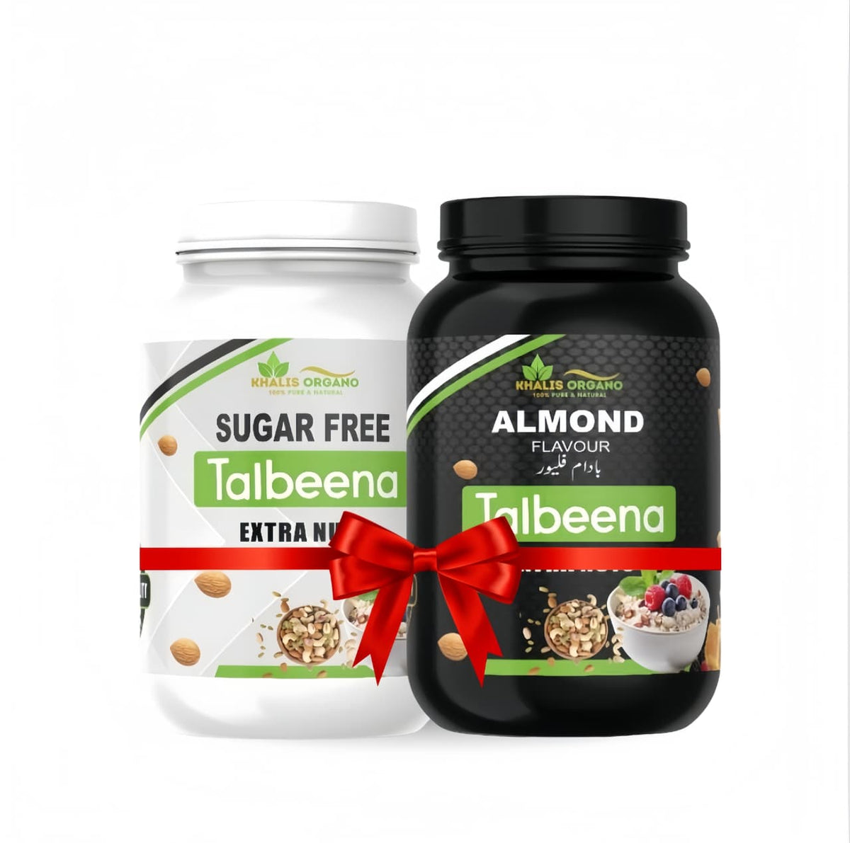 Sugar Free Talbeena + Almond Talbeena - Khalis Organo