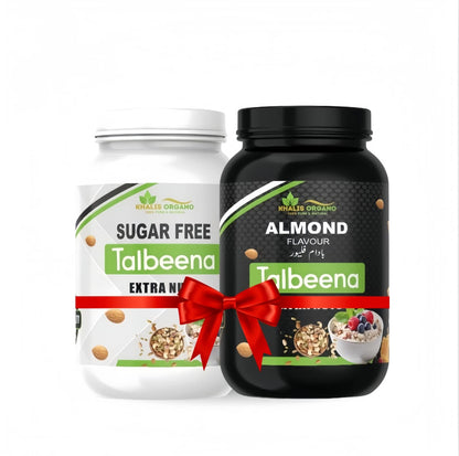 Sugar Free Talbeena + Almond Talbeena - Khalis Organo